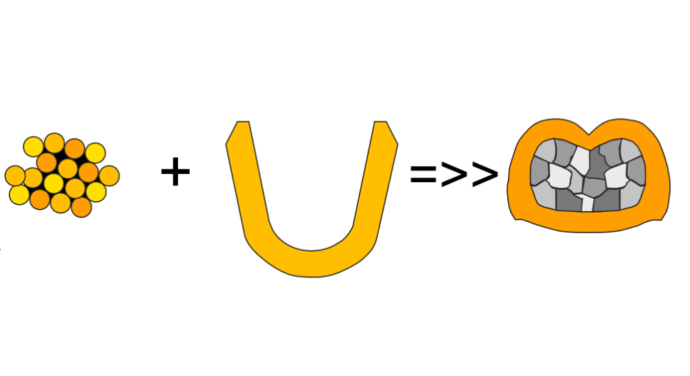 B-crimp terminal cross-section showing strand compaction on flexible cable for automotive wire harness