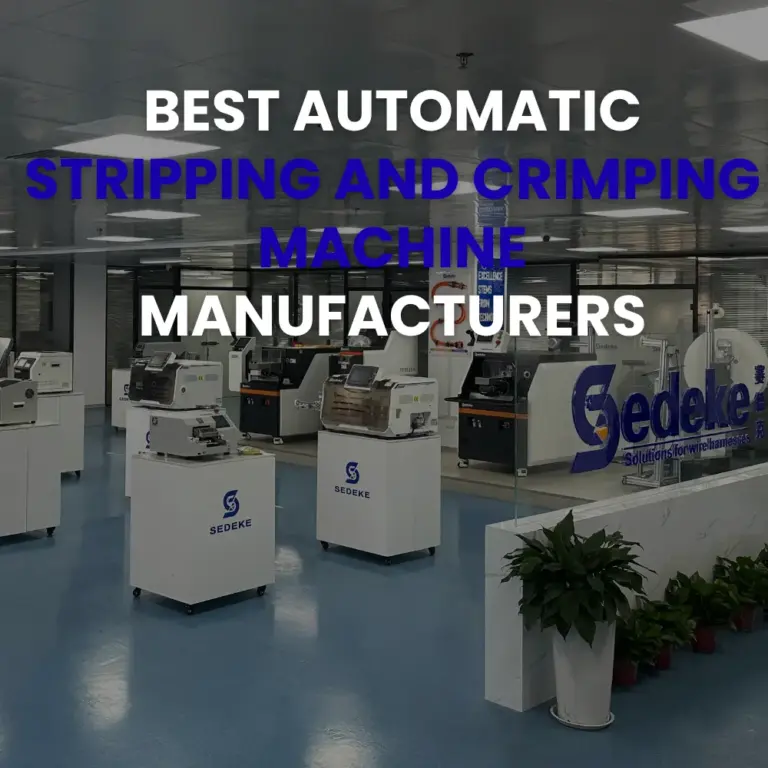 Best Automatic Stripping and Crimping Machine Manufacturers