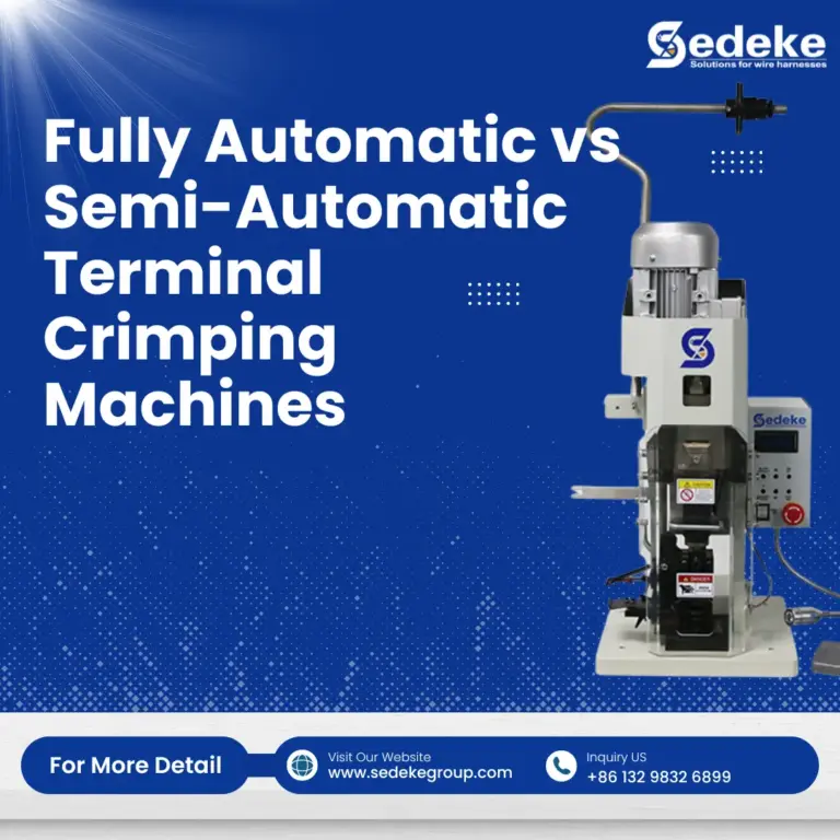 Fully Automatic vs Semi-Automatic Terminal Crimping Machines