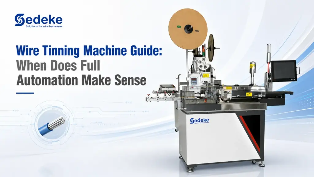 Wire Tinning Machine Guide When Does Full Automation Make Sense