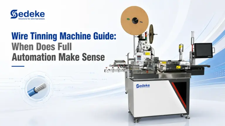 Wire Tinning Machine Guide When Does Full Automation Make Sense