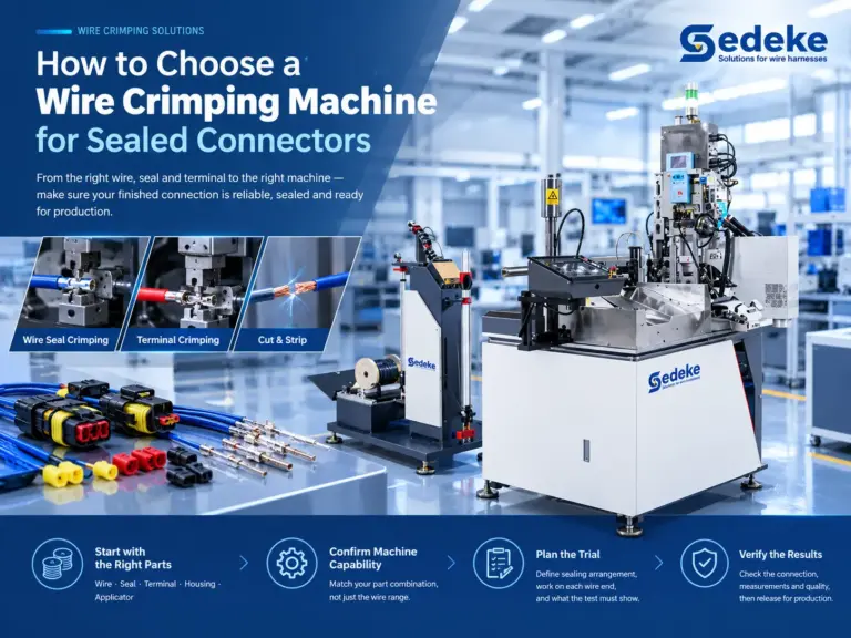 How to Choose a Wire Crimping Machine for Sealed Connectors